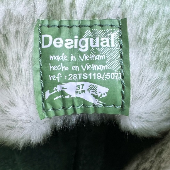 Desigual Multicolor Art Print Boots Women’s Size 37 7 Vibrant Pattern Mid-Calf - Picture 8 of 8